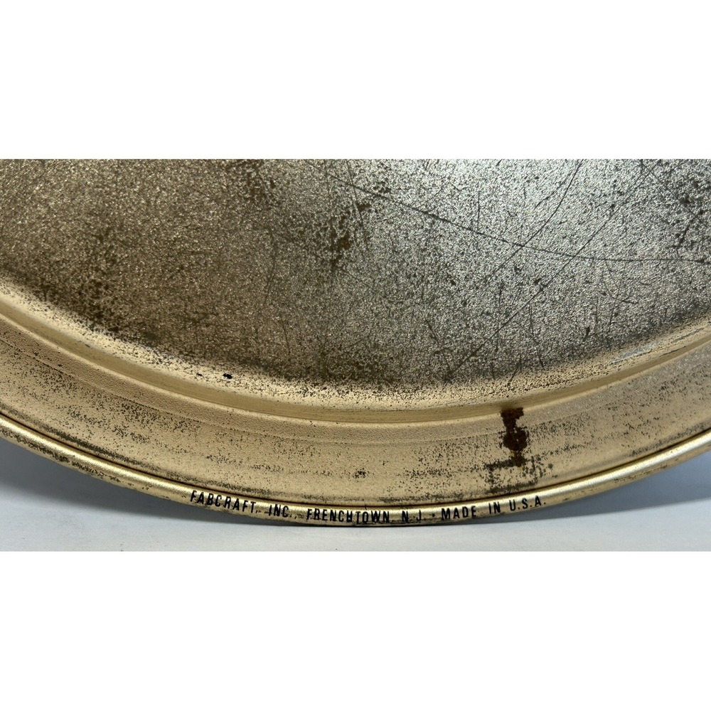 Royal Crown RC Cola Metal Serving Tray Made in Frenchtown, NJ USA Fabcraft Inc. - Picture 5 of 10